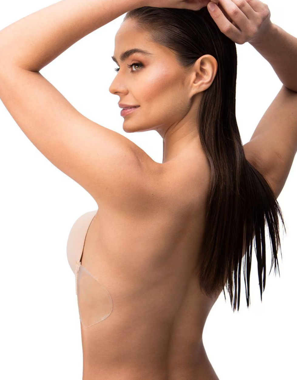 Brassiere cubierta adhesiva